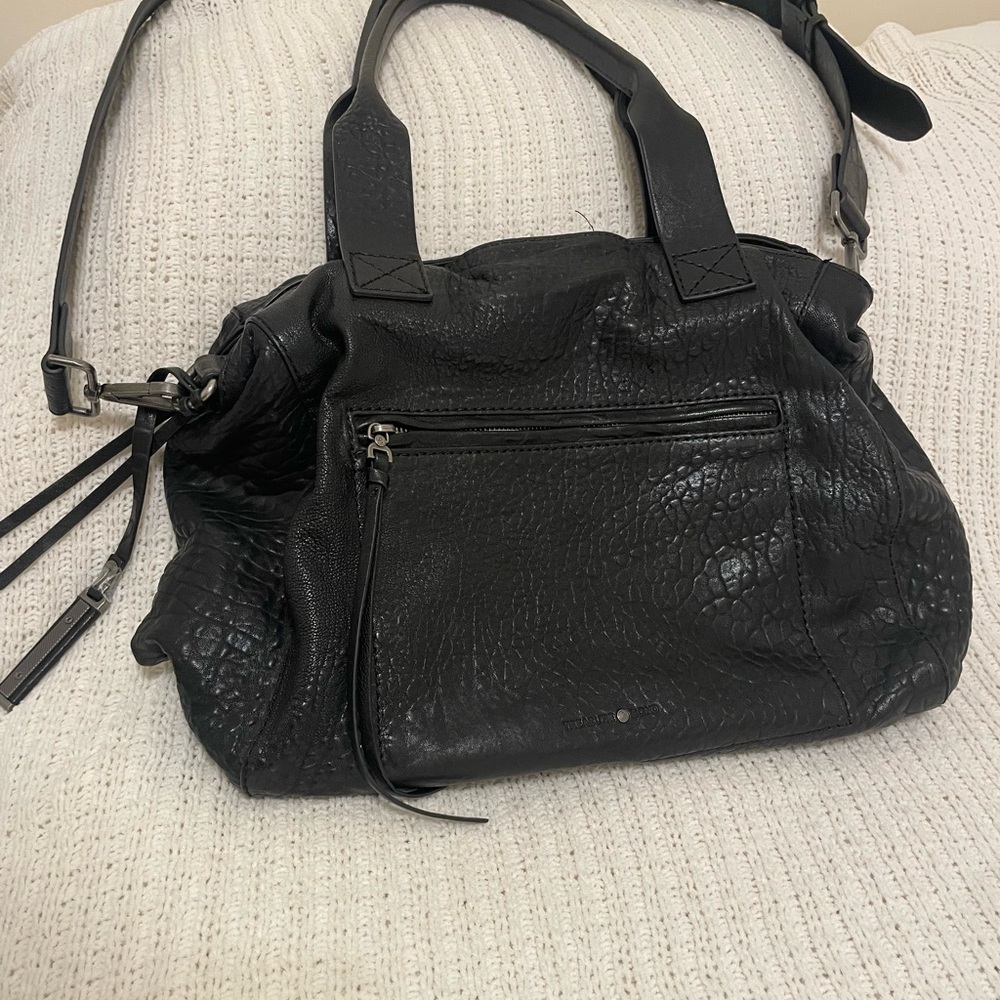 Treasure & Bond Elegant Black Leather Women's Bag